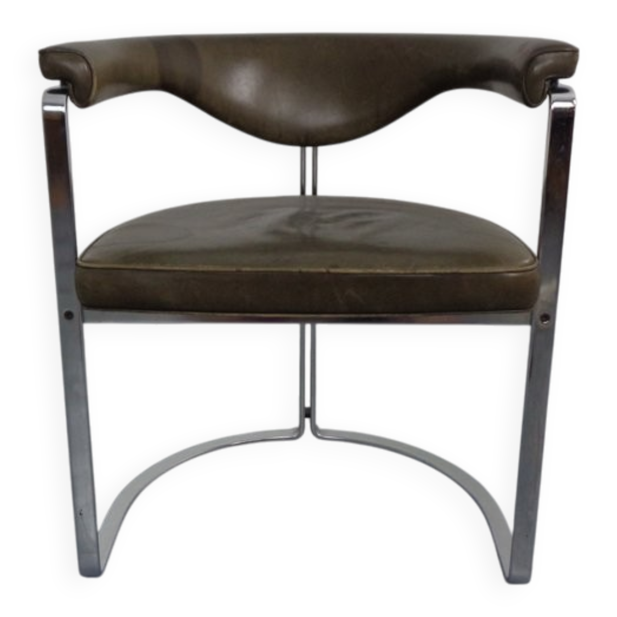 Mocdl 6911 Armchair in Leather by Horst Brüning for Kill International, 1968