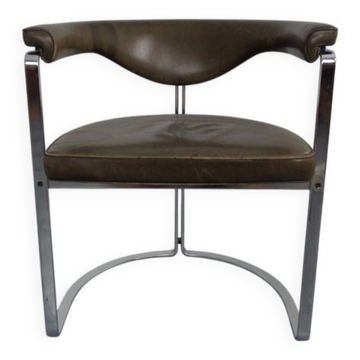 Mocdl 6911 Armchair in Leather by Horst Brüning for Kill International, 1968