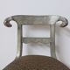 Vintage silver metal chair