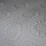 White crochet bedspread
