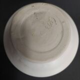Vintage matcha bowl, stoneware, handcrafted, signature to be identified.