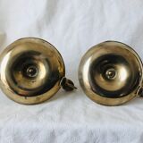 Duo candlesticks in brass