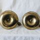 Duo candlesticks in brass
