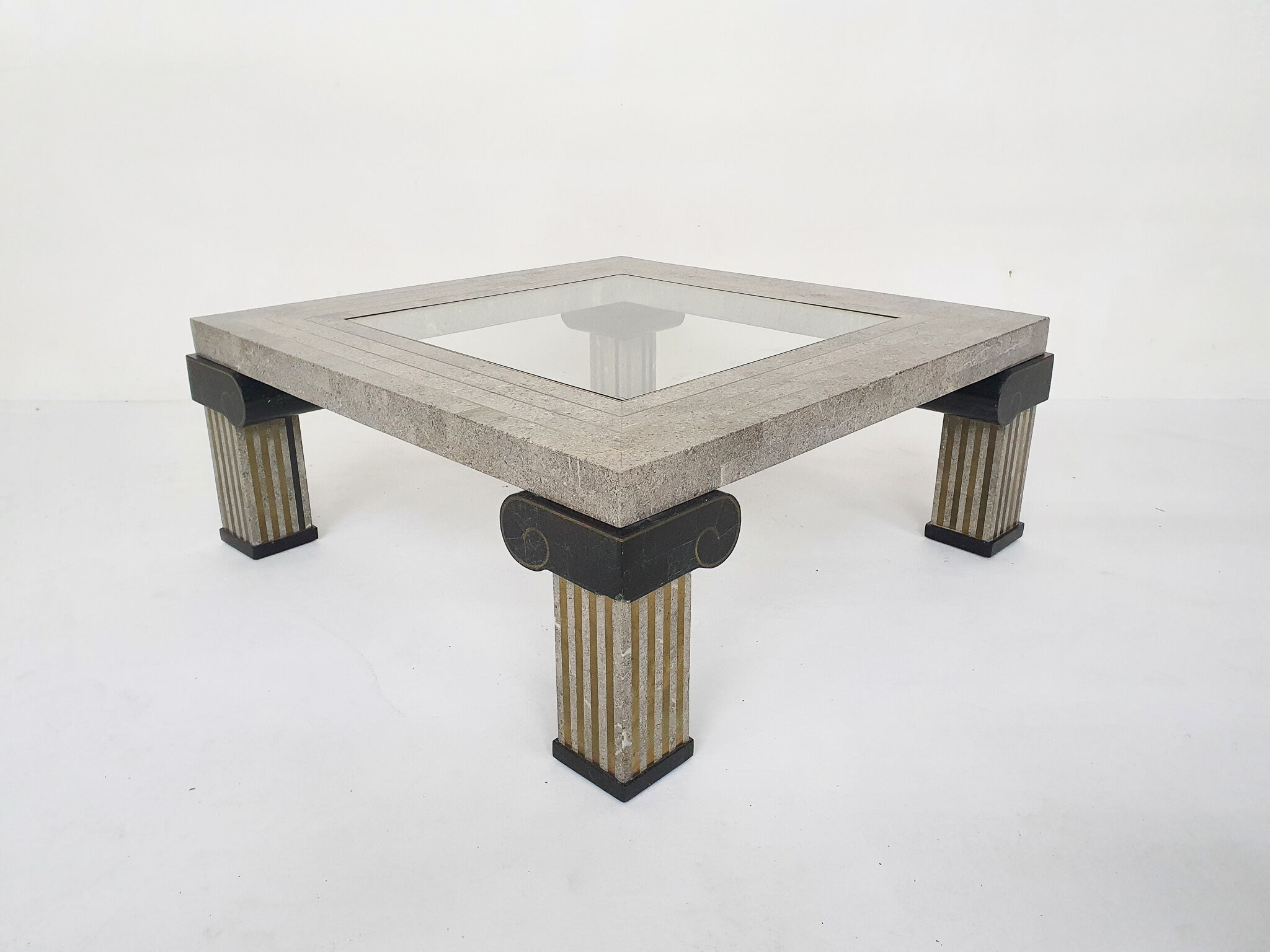 Tesselated coffee table, U.S.A, 1980's