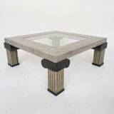 Tesselated coffee table, U.S.A, 1980's