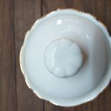 Gien porcelain sugar bowl