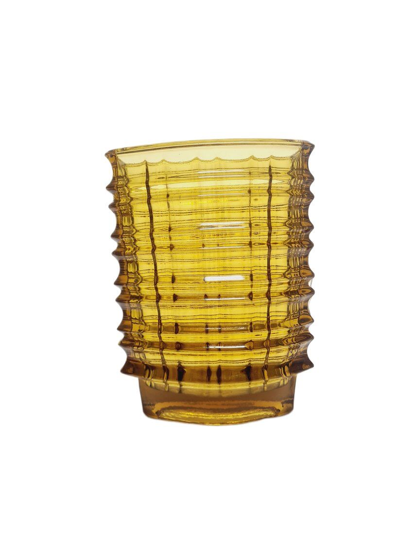 New Look Optical Vase by Jan Sylwester Drost for Ząbkowice Glassworks, 1970s