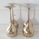 Lot of 4 vintage copper and silver glasses from the 70s