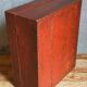 Painted wooden chest