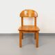 Vintage Scandinavian Rainer Daumiller chair in pine from the 70s