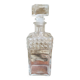 old glass whiskey decanter