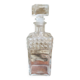 ancienne carafe à whisky en verre