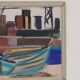Swedish Oil on Panel – “Harbour Motif with Boats” by Hannes Glaeser