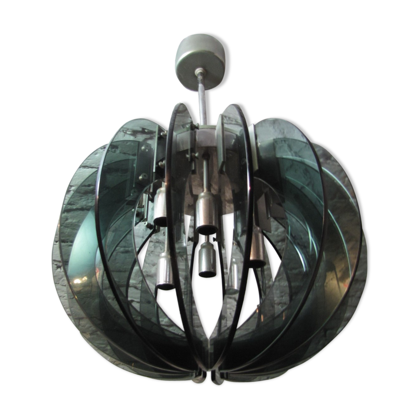 Chandelier fontana arte circa 1960