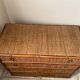 Dal Vera chest of drawers in woven rattan and bamboo Italian design 1970