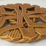 Vintage 1950s Barbotine Trivet
