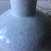 Lampe vintage en céramique craquelée