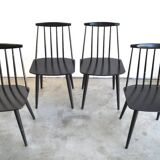 Set of four chairs by Folke Pâlsson, model J77