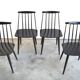 Set of four chairs by Folke Pâlsson, model J77