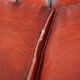 Chesterfield sofa 3 places in cowhide leather