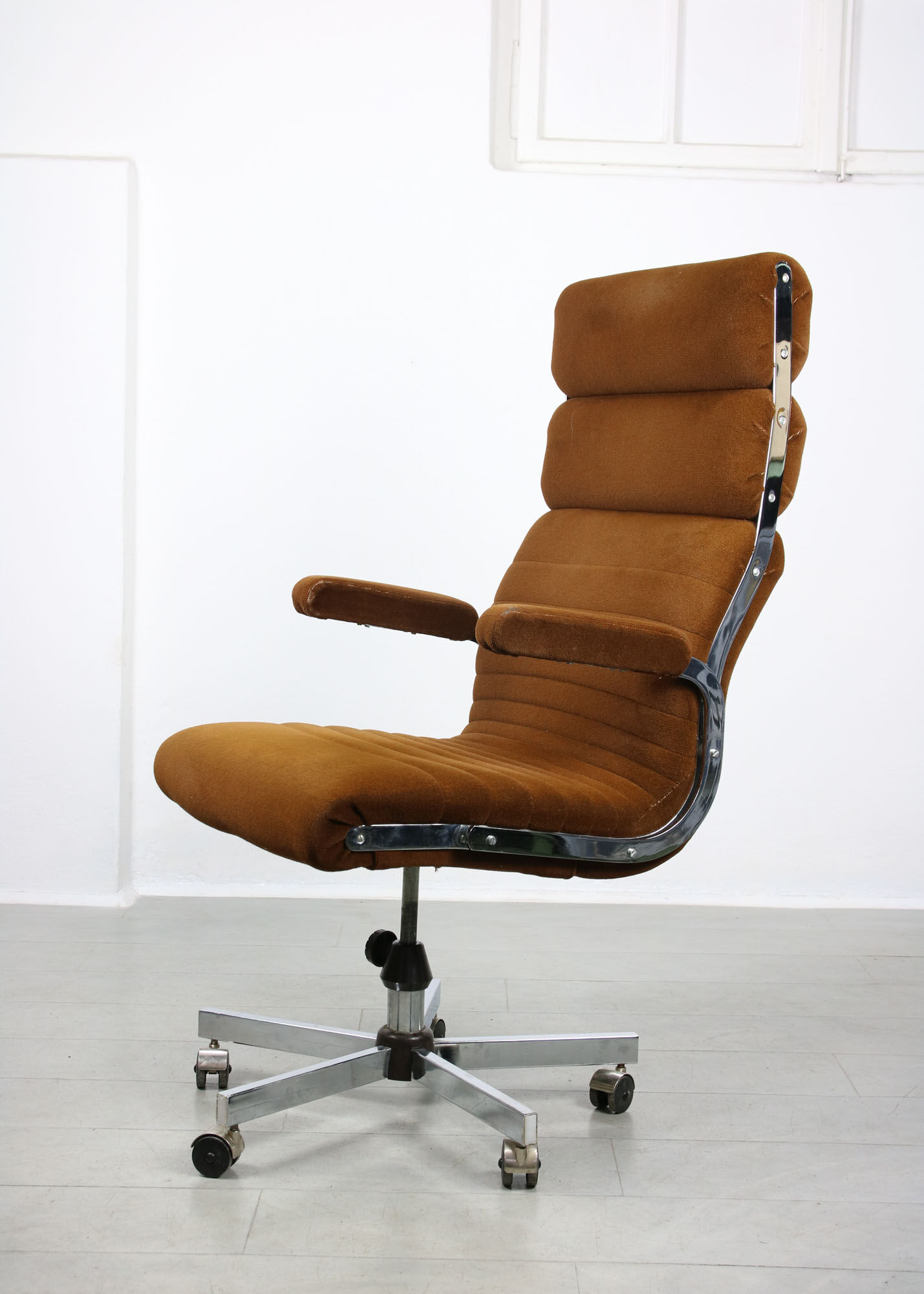 Chaise de direction vintage soft pad, années 80