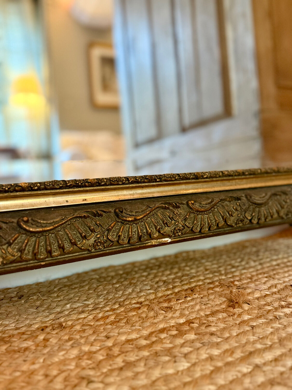 Antique mirror from the Napoleonic era.