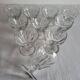 BACCARAT 10 Verres à vin en Cristal Modèle Périgord - Signé