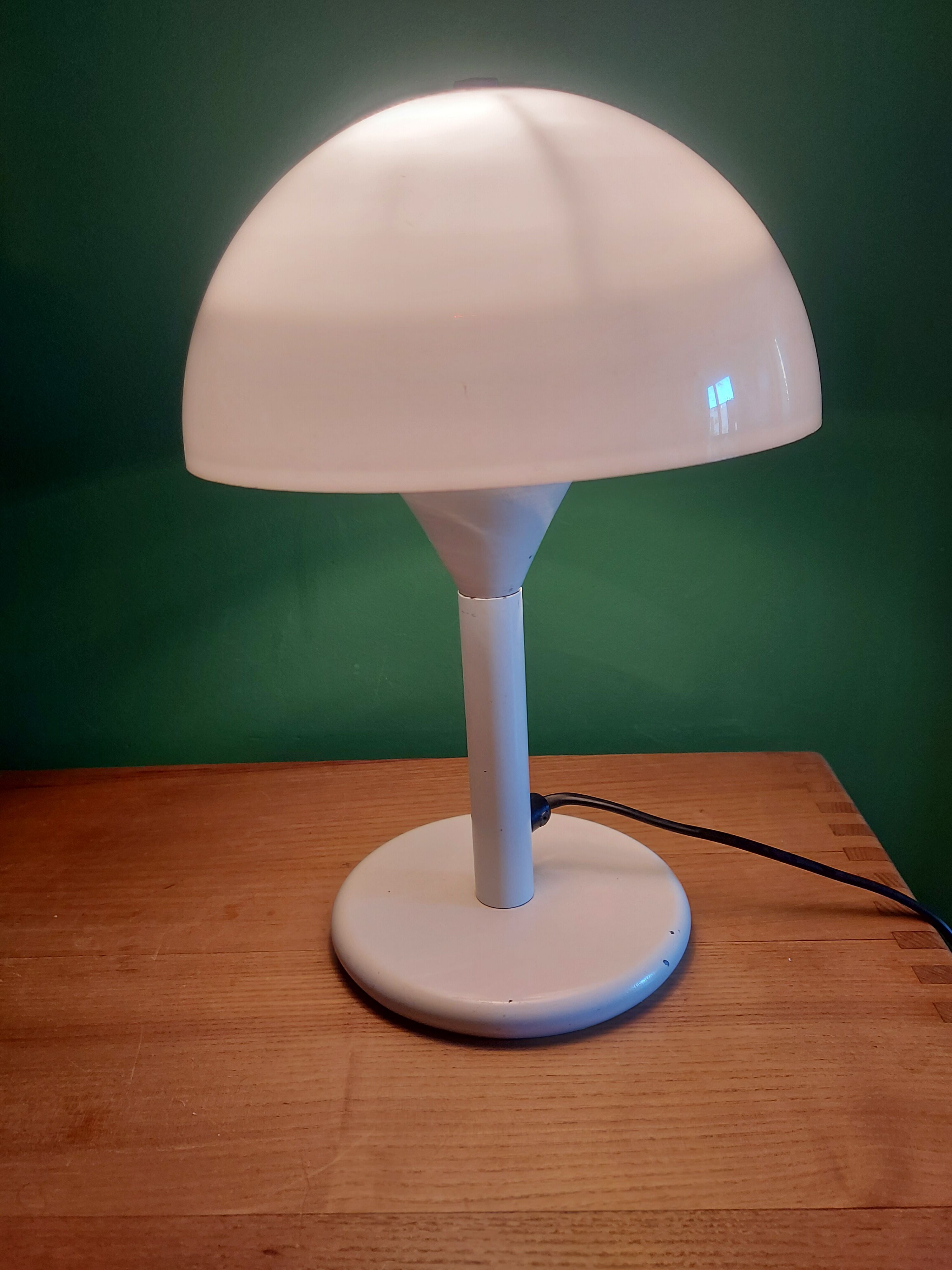 Vintage mushroom lamp Aluminor