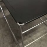 Set of 3 minimalist X line chairs by Niels Jorgen Haugesen for Hybodan