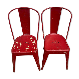 Paire de chaises Tolix 1950