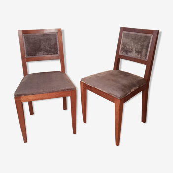 Former pair of art deco chairs