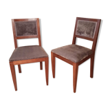 Paire de chaises de style art déco