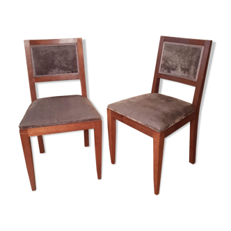 Former pair of art deco chairs