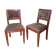 Paire de chaises de style art déco