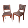 Paire de chaises de style art déco