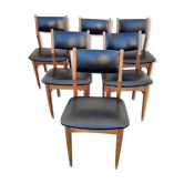 Lot of 6 Scandinavian chairs