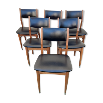 Lot of 6 Scandinavian chairs
