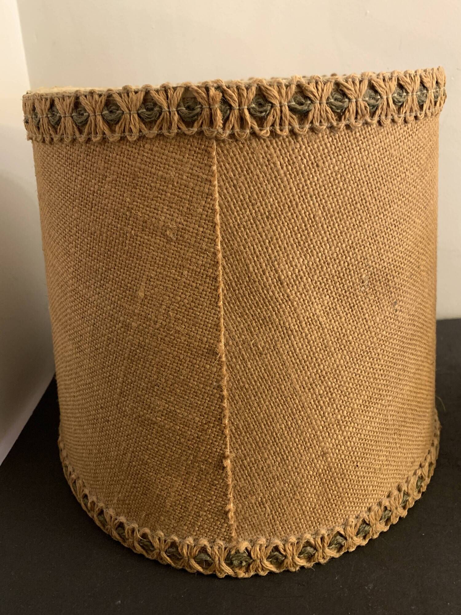 Rope lamp, handmade in the 70s