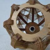 Hanging wood braided yarns Scandinavian design 60-70