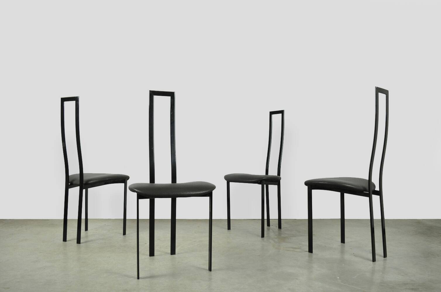POSTMODERN Italian dining chairs, Cattelan, 1980s