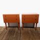 Tables de chevet vintage 1960