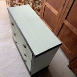 Commode verte 3 tiroirs