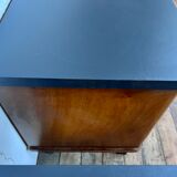 Paire de tables de nuit table de chevet vintage pieds compas