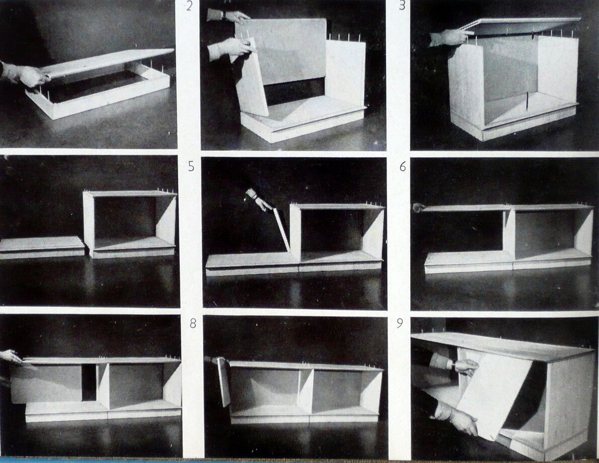 Oscar oak bookcase early 1950s