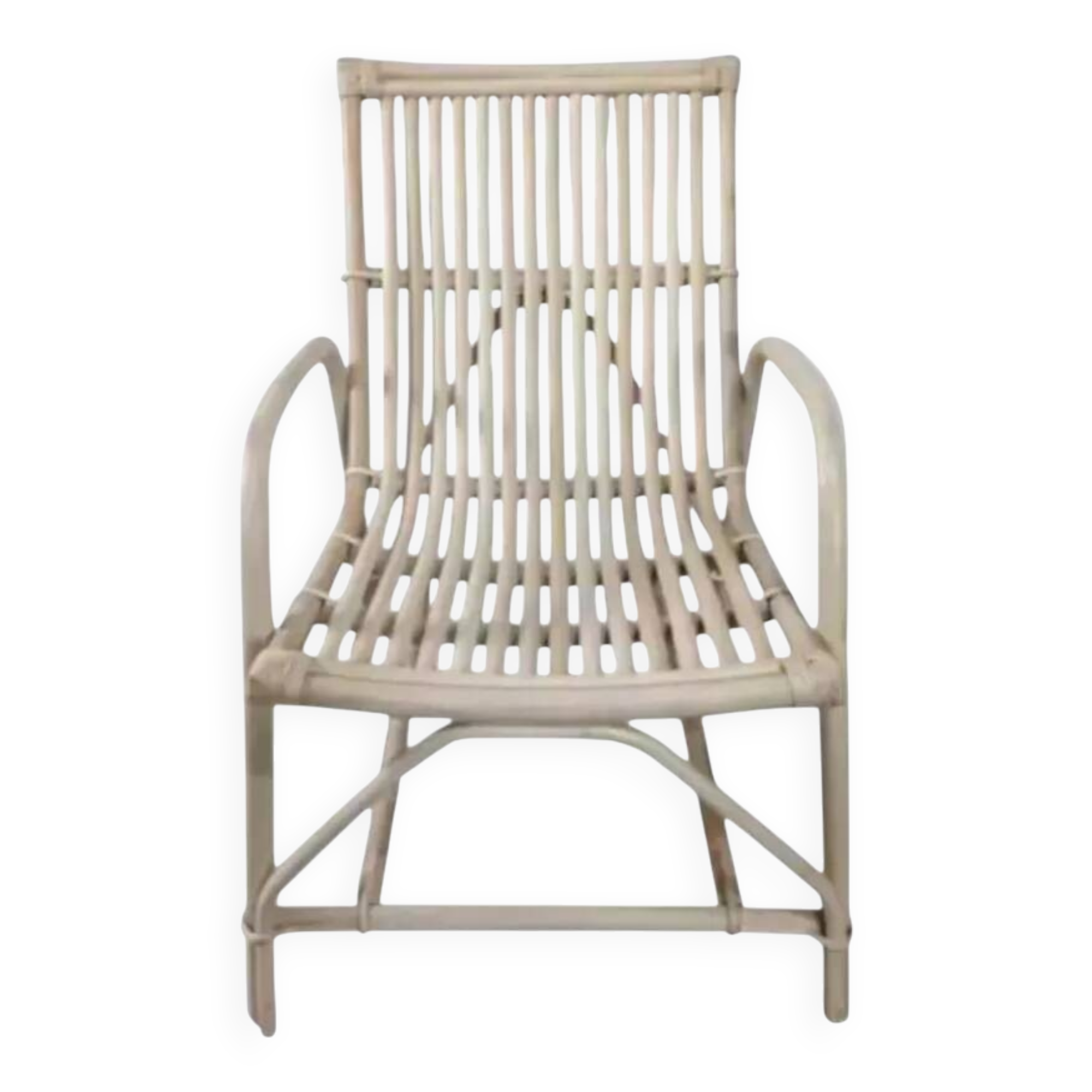 Rattan armchair