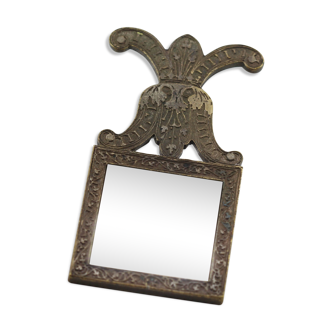 Ancien miroir de poche