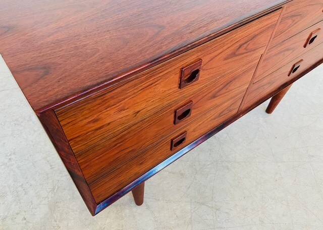 Commode vintage danoise en palissandre, style milieu du siècle, de la marque Brouers, années 1960