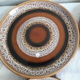 Plates Sarreguemines model "hawaii"