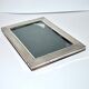 Old photo frame in solid silver - hallmark 800 - guilloche pearl frame 12x16.5