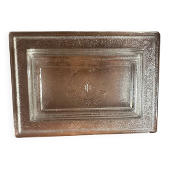 Vintage butter dish m&m refrigerator deposits. box. sgdg